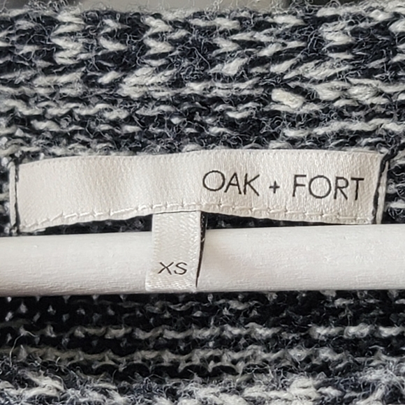 Oak + Fort Pullover Crew Neck Ribbed Knit Sweater Size XS - Picture 15 of 15